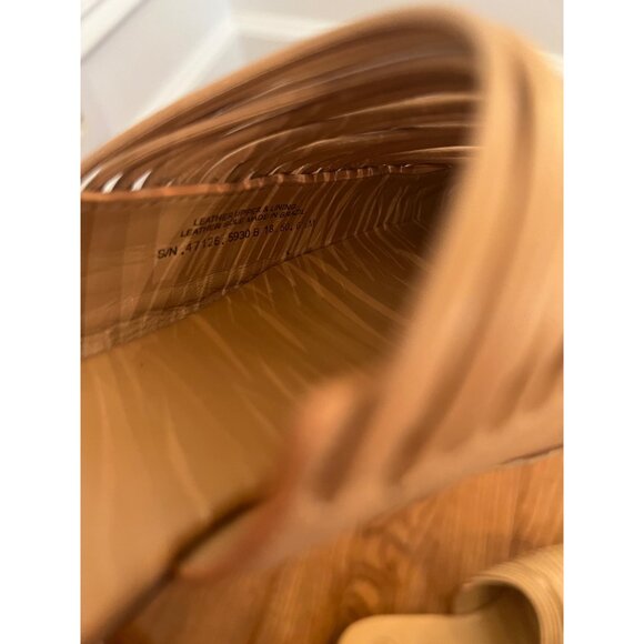 Tory Burch Sienna Pointy Toe Mule In Natural Vachetta Size 6.5 - Picture 5 of 6